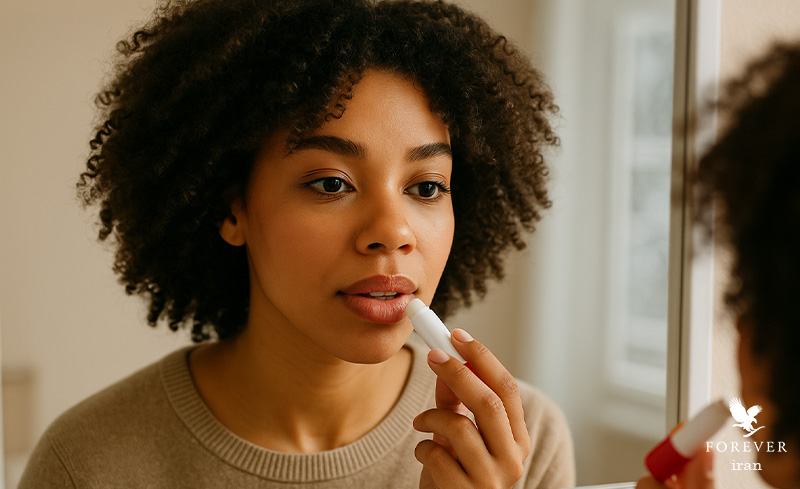 روتین لب زمستان